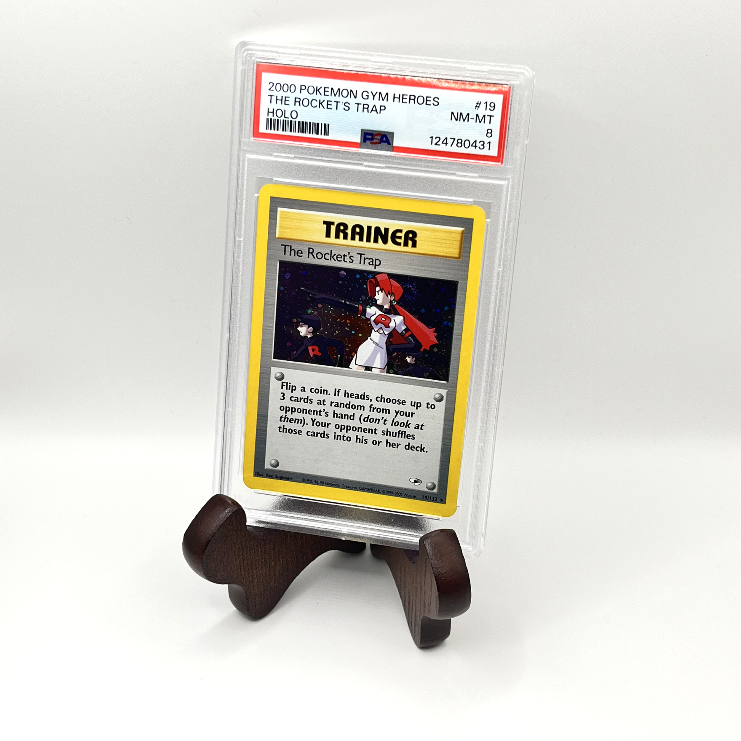 2000 The Rocket's Trap Holo PSA 8