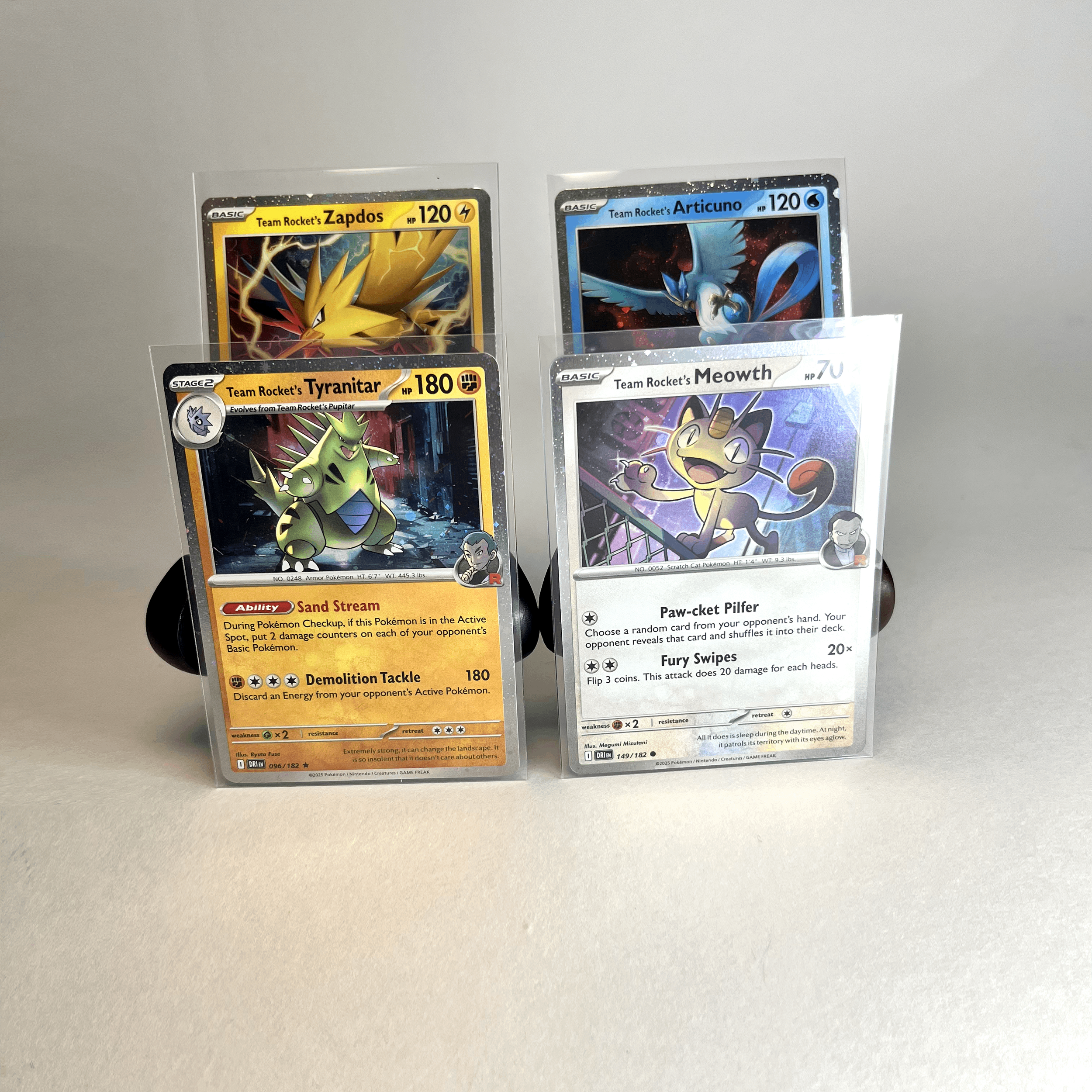 Team Rocket's Gamestop Confetti Holo Quartet