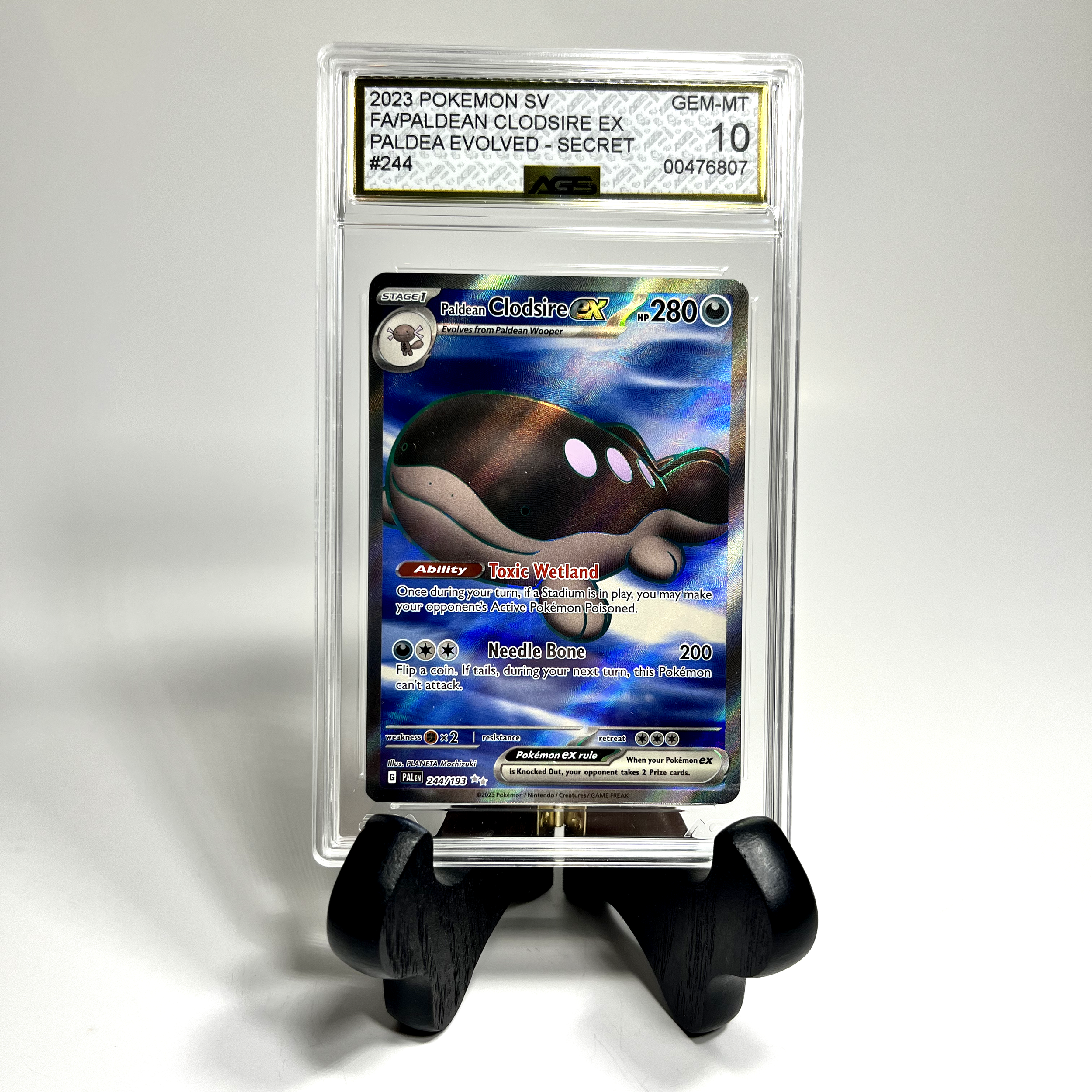 2023 Paldean Clodsire EX Gem Mint 10