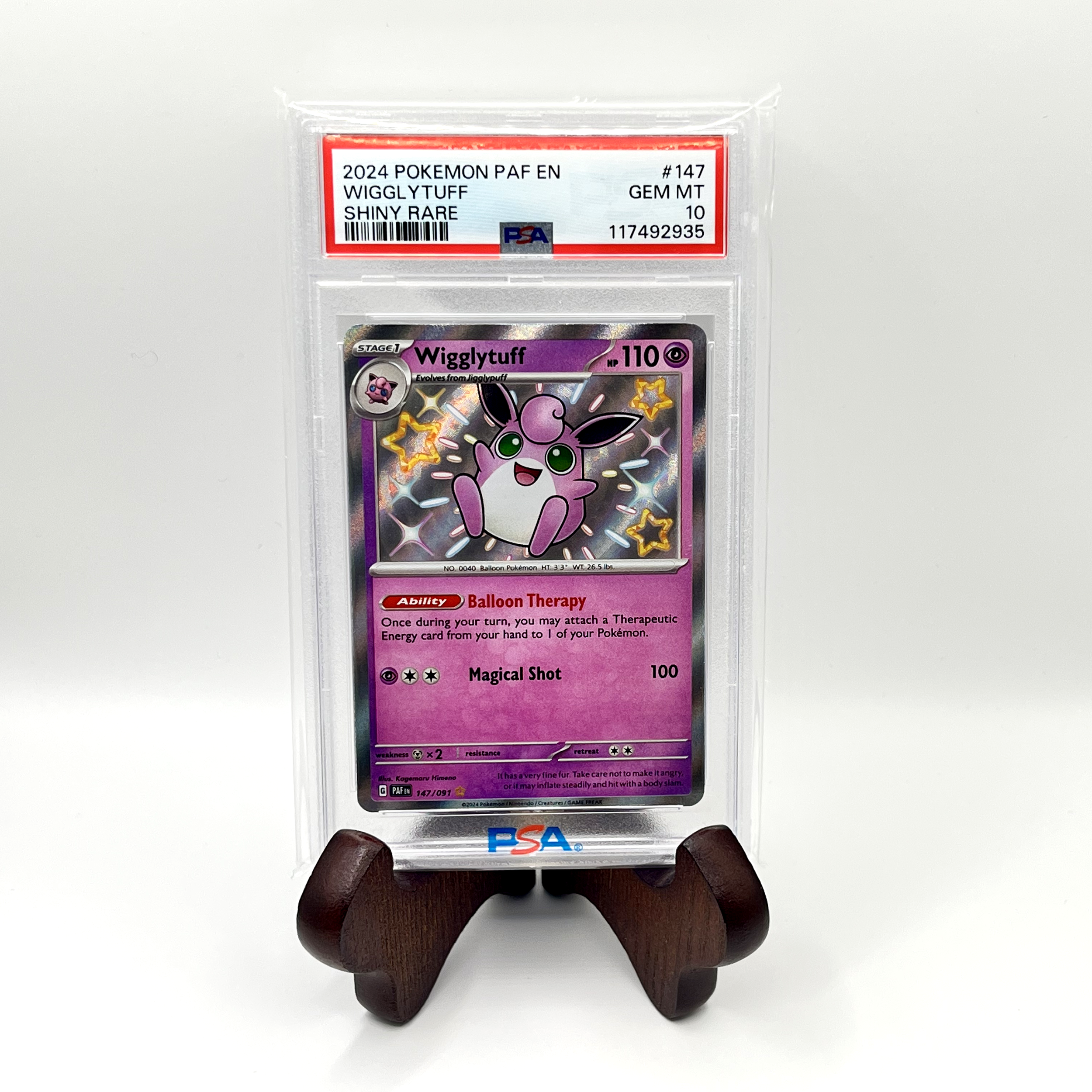 2024 Shiny Wigglytuff PSA 10