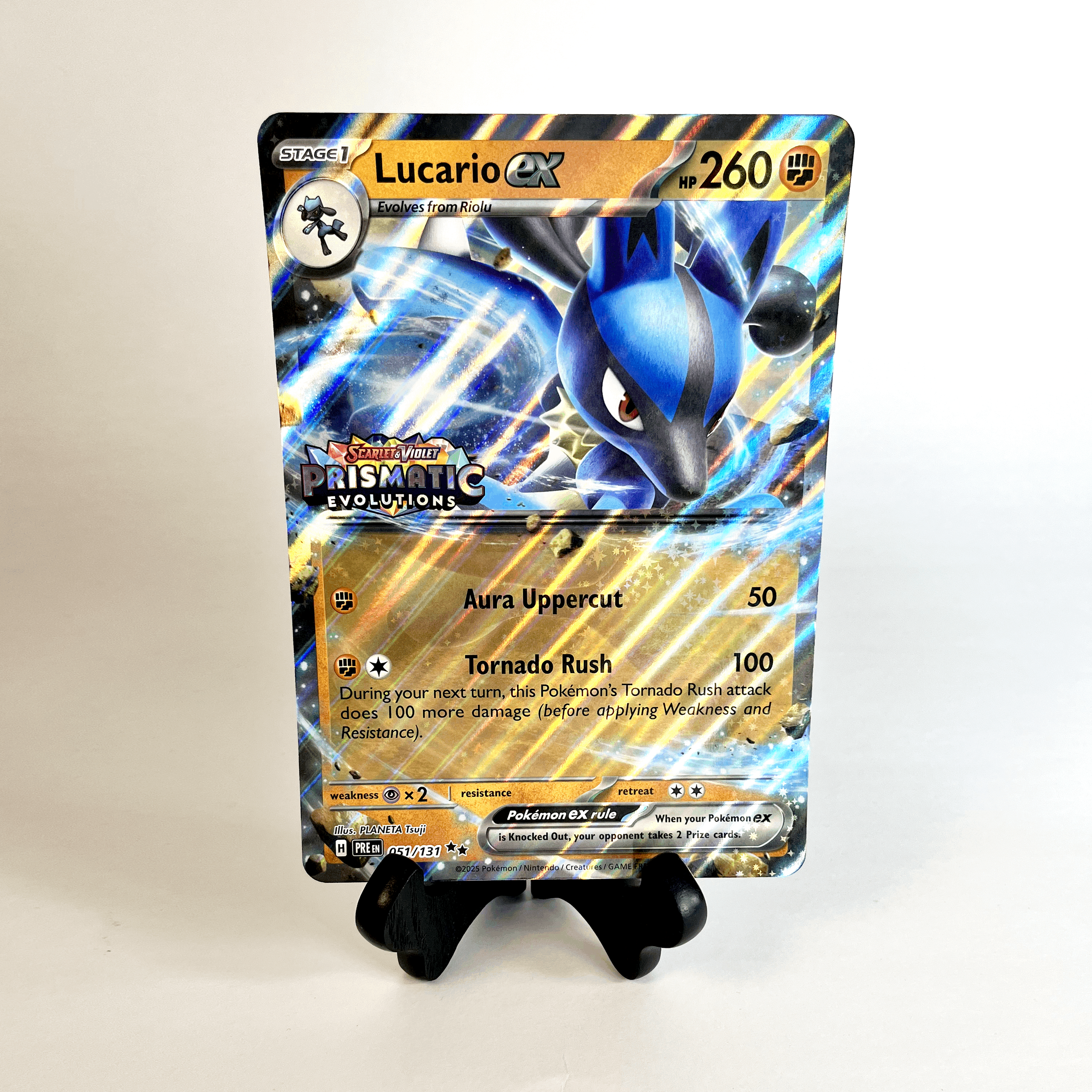 Lucario EX Stamped Jumbo Print