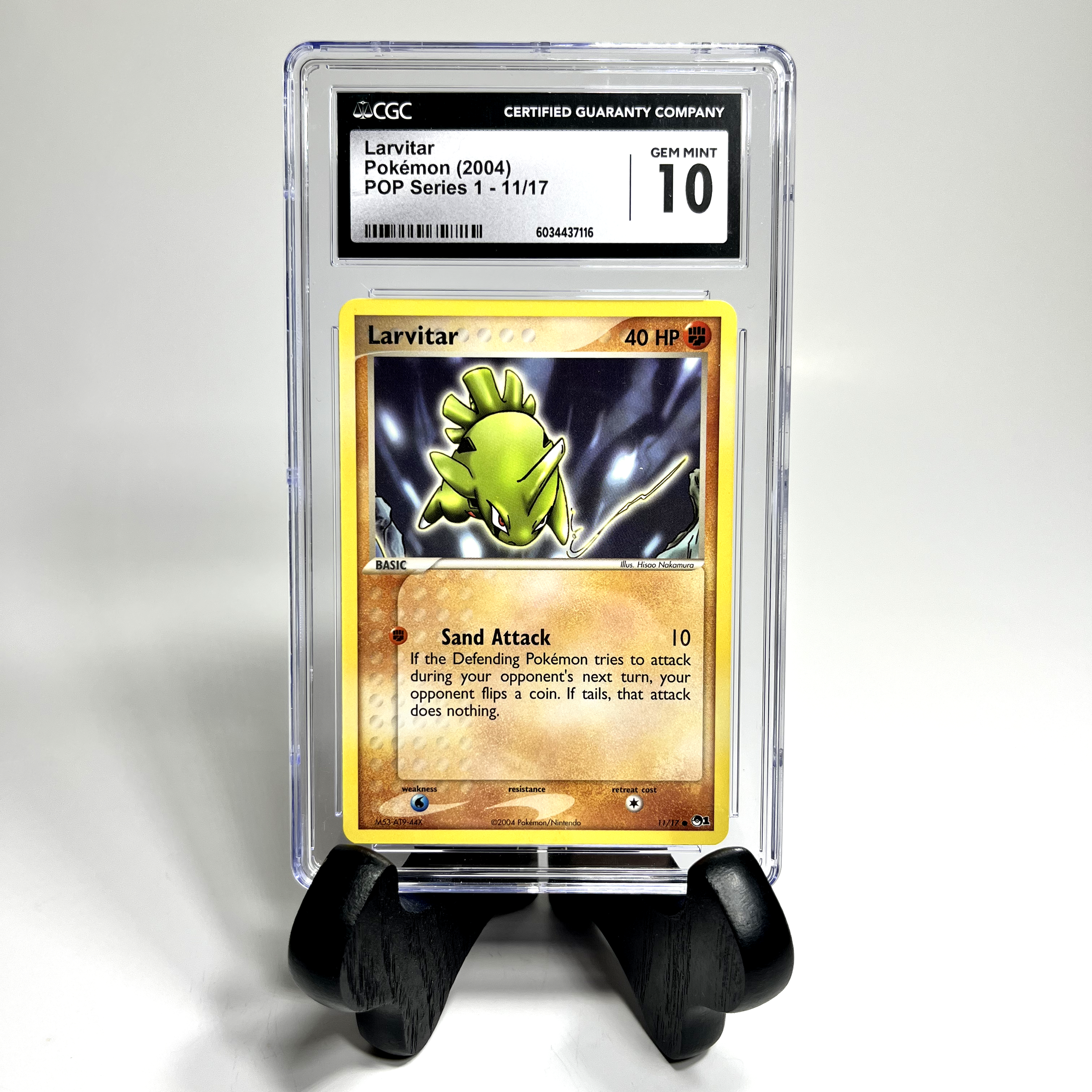 2004 Larvitar Gem Mint 10