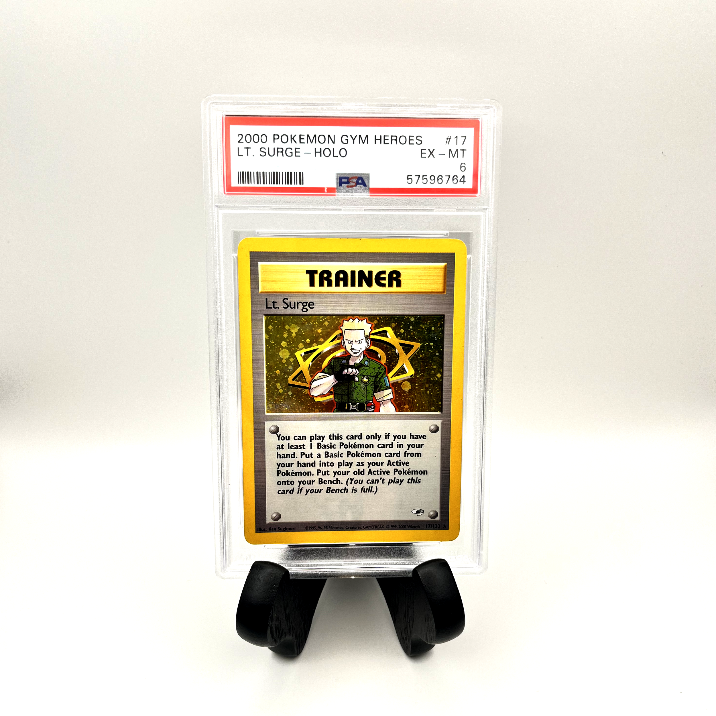 2000 Lt. Surge Holo PSA 6