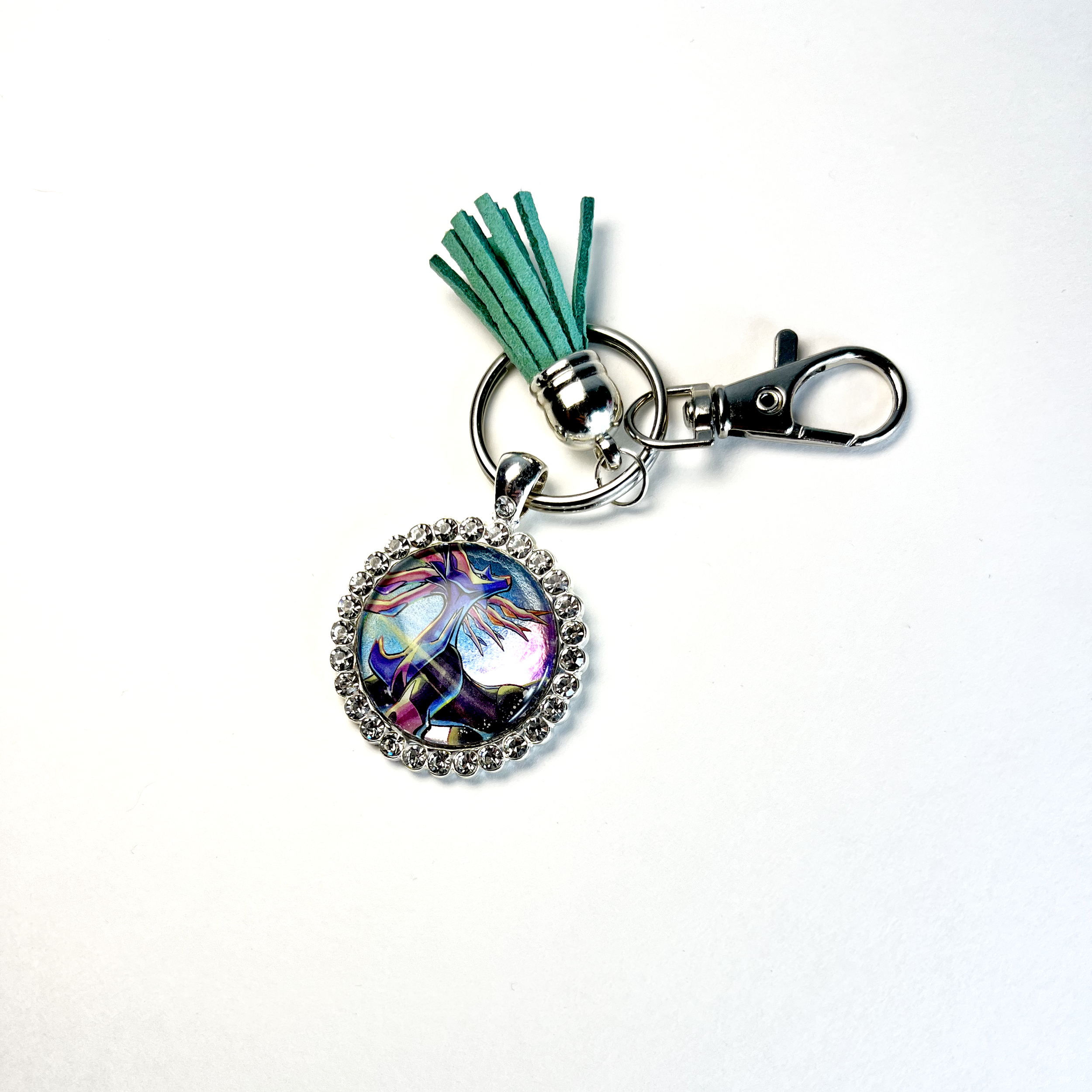 Xerneas Holographic Diamond Keychain