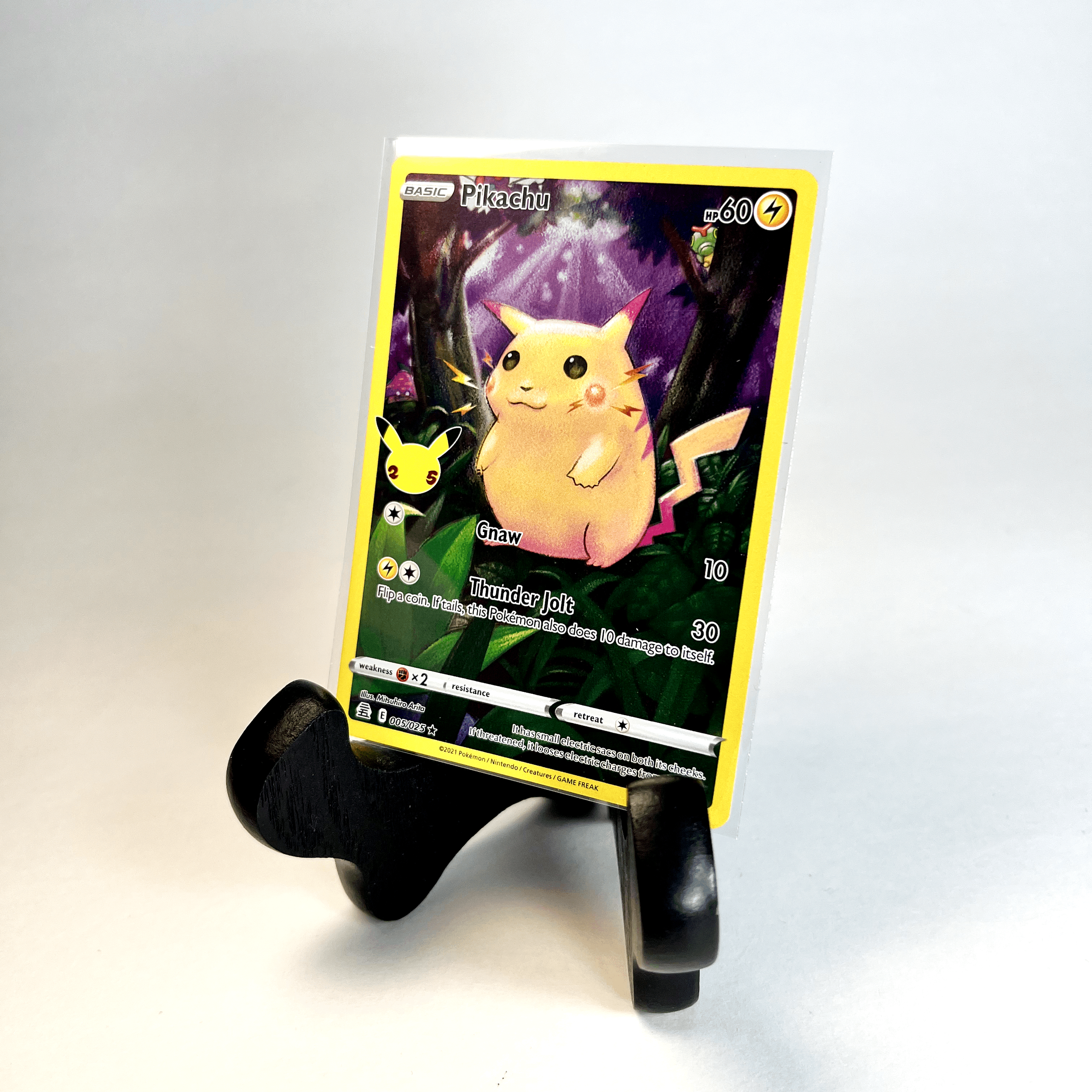 Pikachu 25th Anniversary Stamped Holo