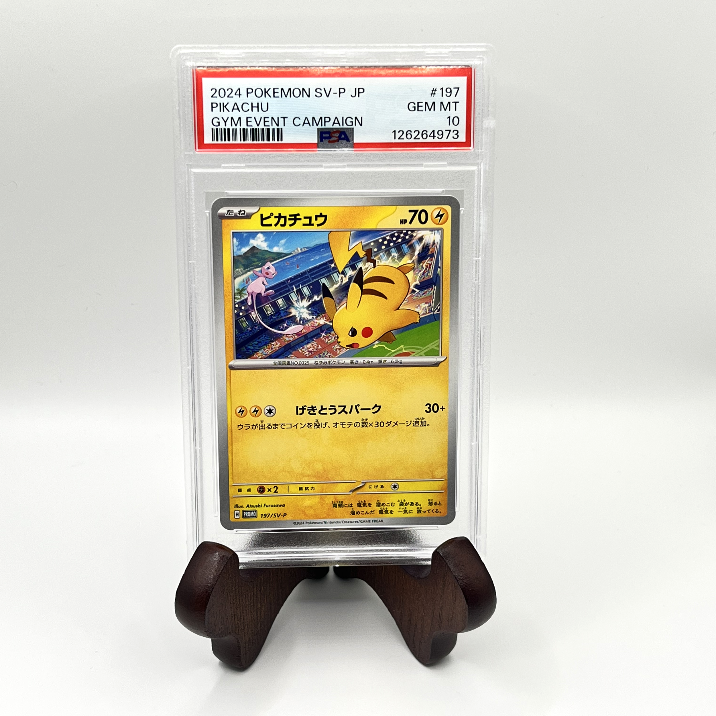 2024 Japanese Pikachu Gym Event Promo PSA 10