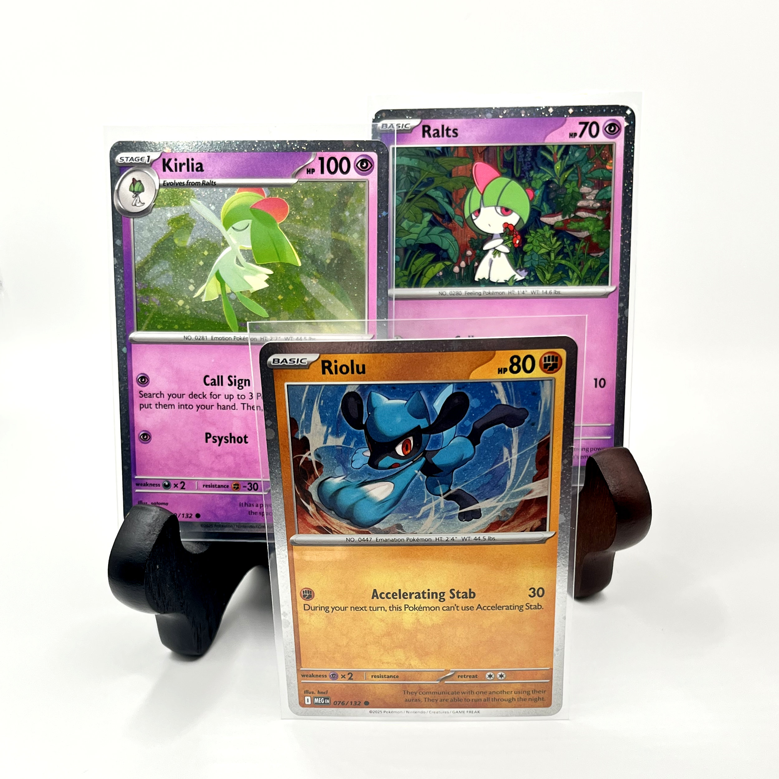 Ralts - Kirlia - Riolu Promo Trio