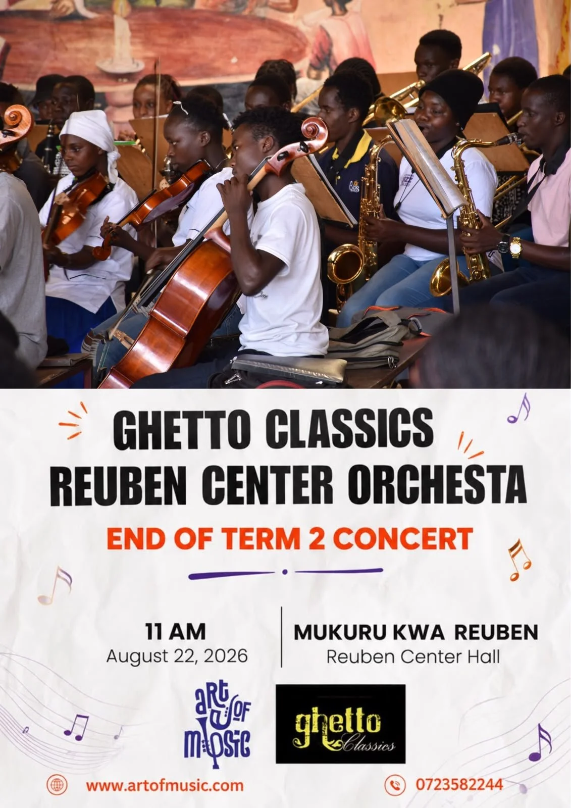 Ghetto Classics Reuben Center Orchestra – End of Term 2 Concert
