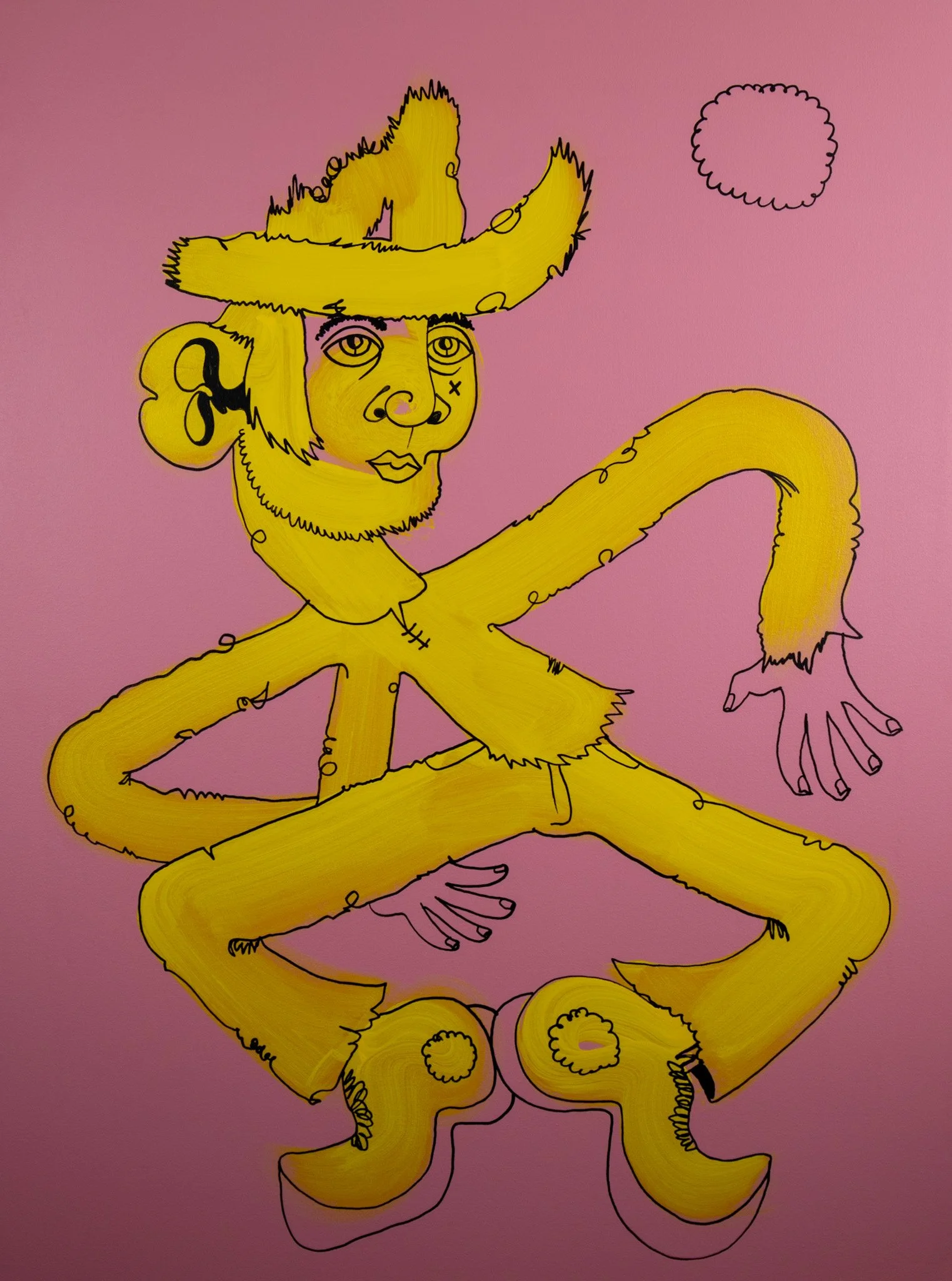 Billy Bob- Acrylic on Canvas 36x48 $2,200