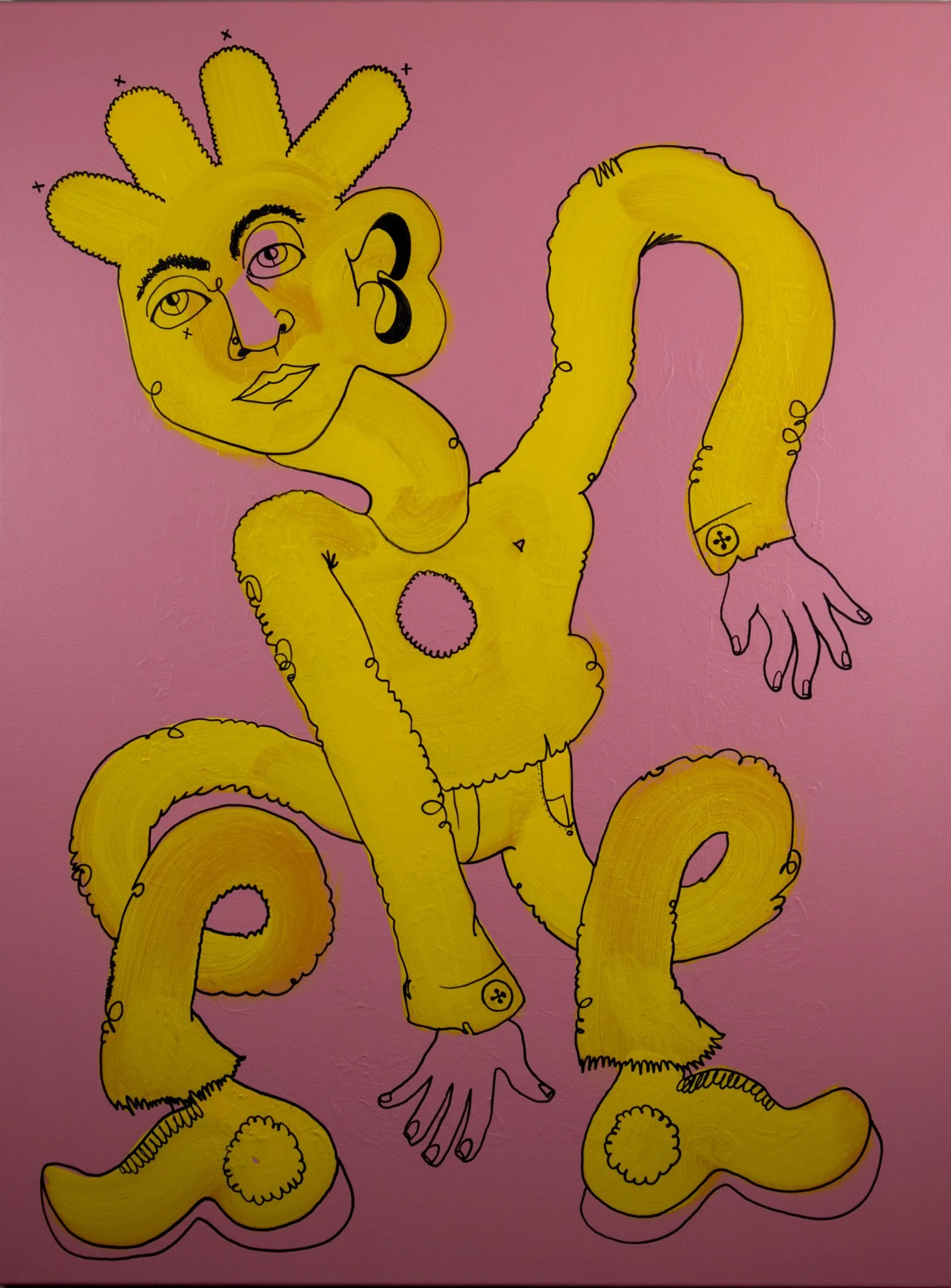 Daniel Dance-off-Acrylic on Canvas 36x48 $2,200