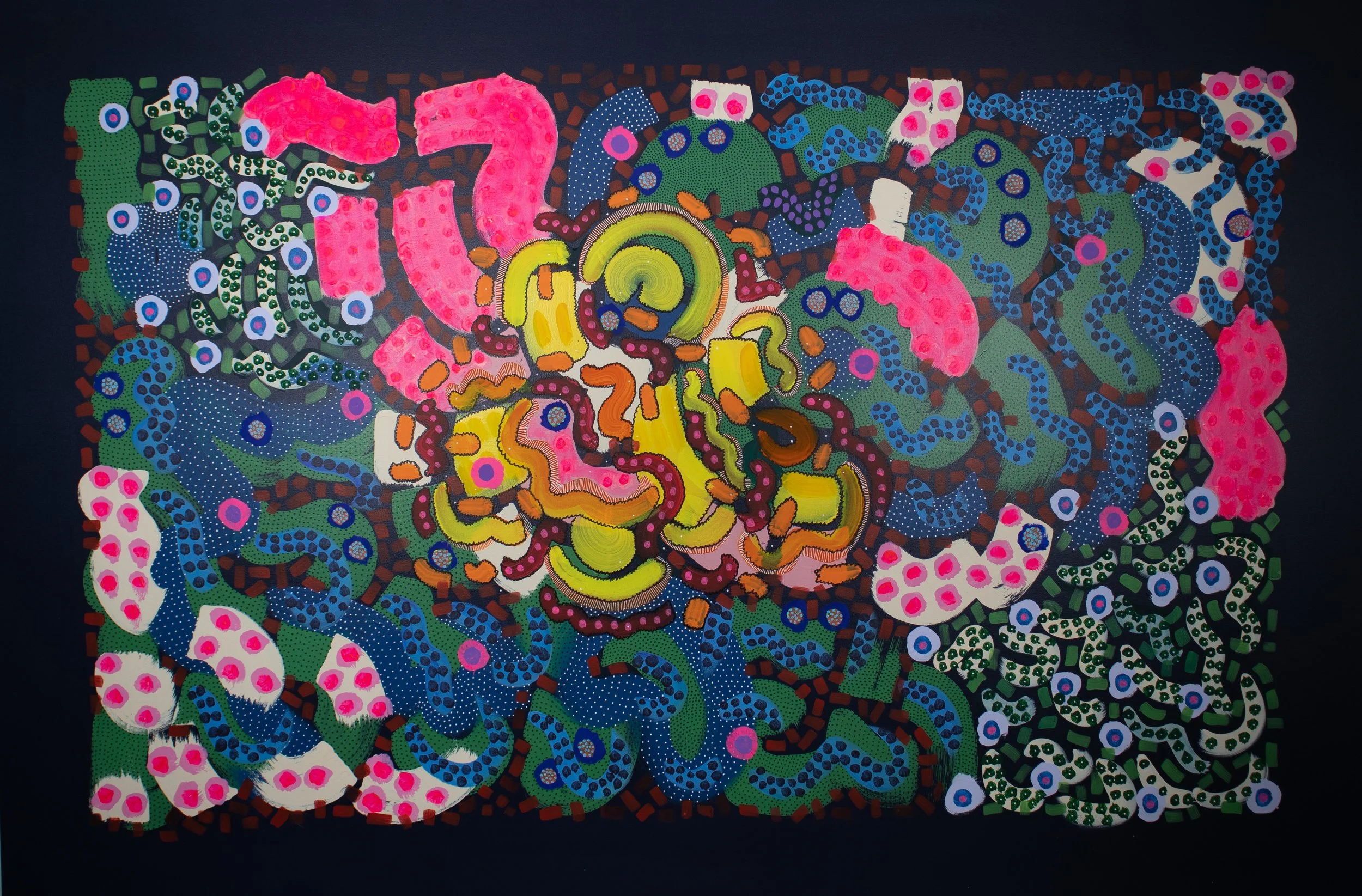 Dreamroot 1- Acrylic on Canvas 48x72 $4,800