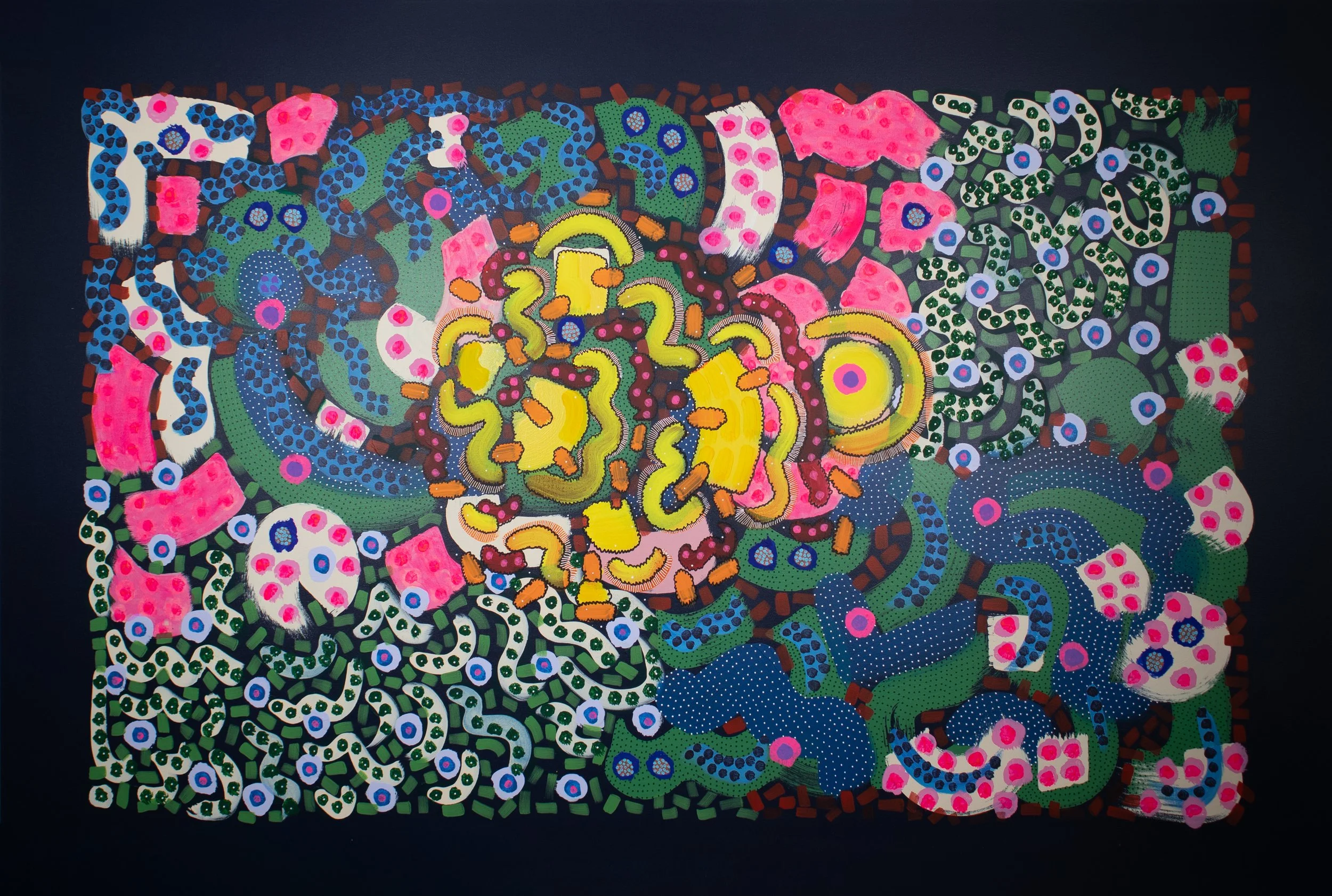Dreamroot 2- Acrylic on Canvas 48x72 $4,800