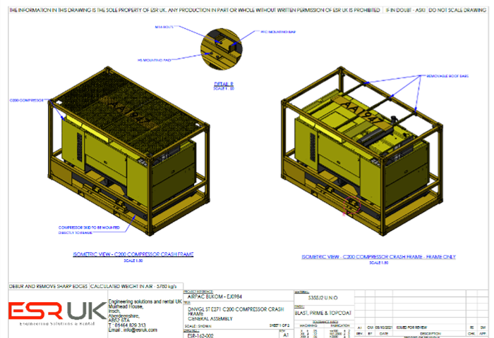 Compressor DNV 2.7-1 Crash Frame