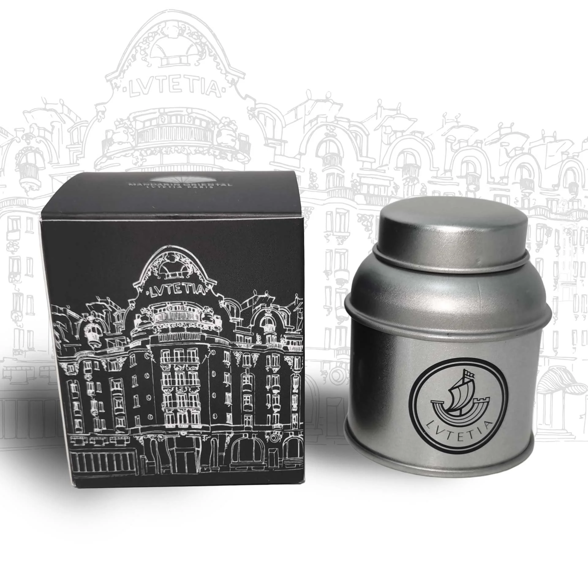 Tea  box LUTETIA