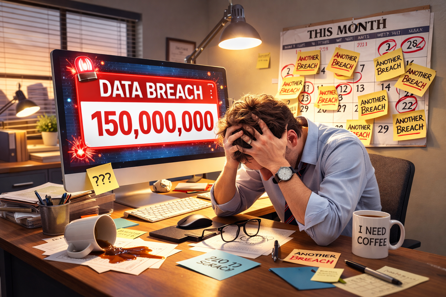 Here we are again, another huge data breach - 150 million accounts compromised