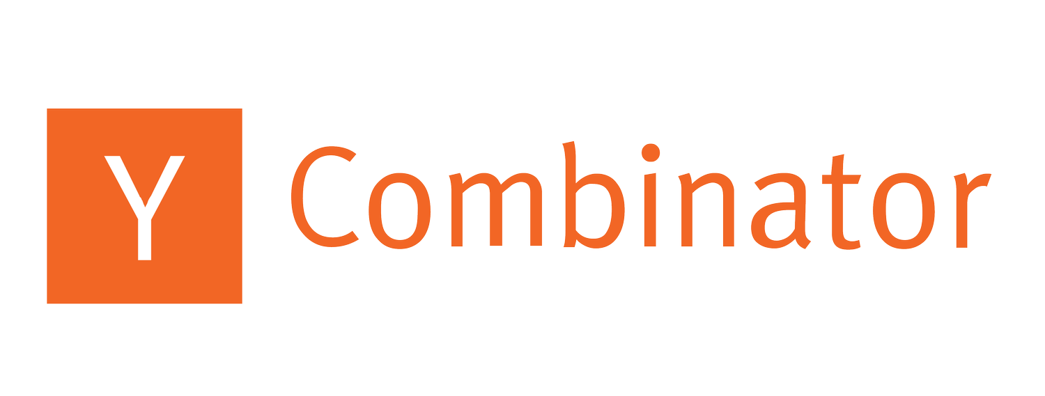 Y Combinator logo in an orange font