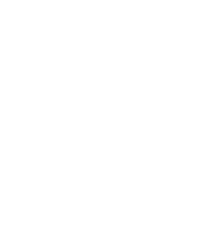A stylized leafless tree with multiple branches and leaves, the letters O and V beneath it, and a small fence to the right, all in white on a black background.