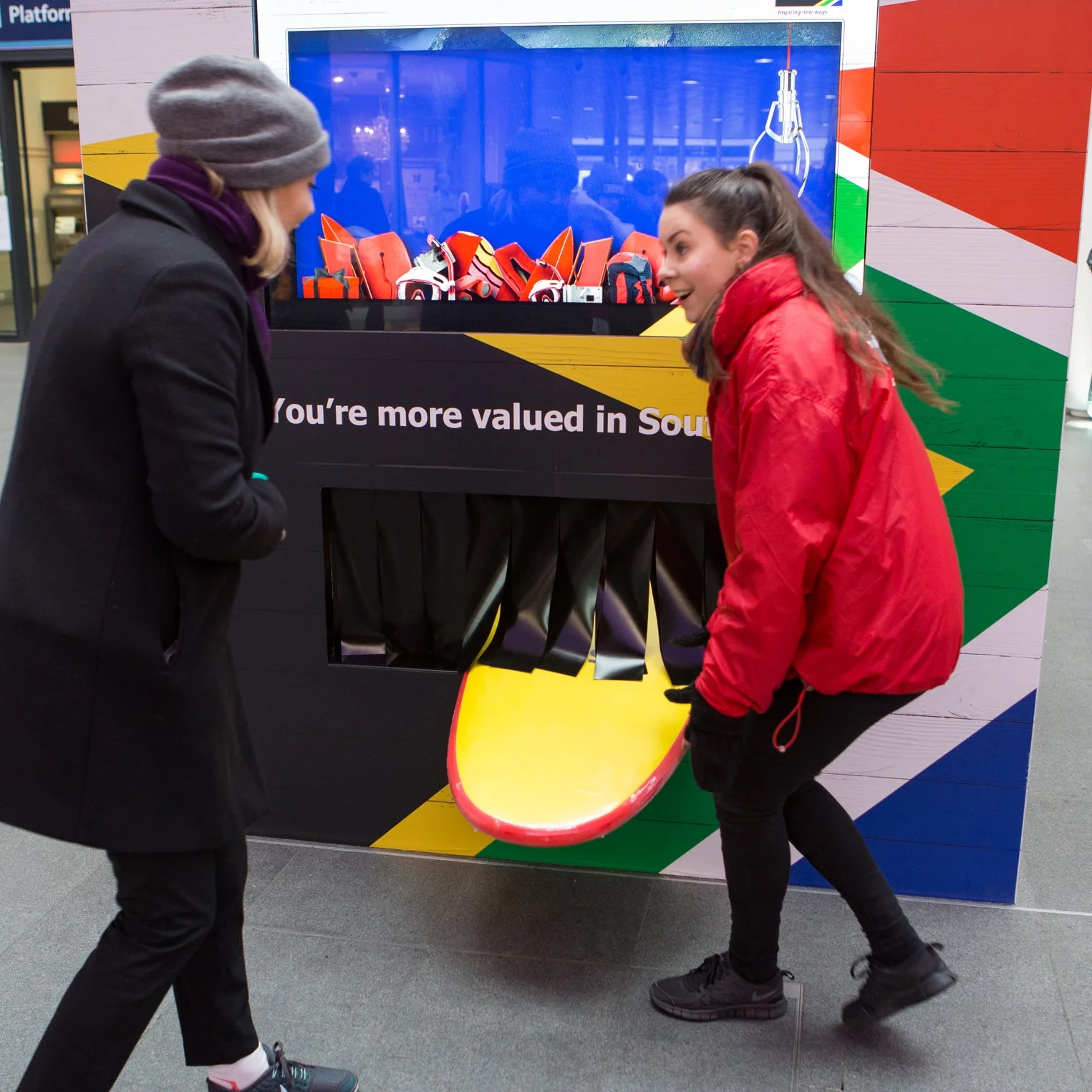 South African Tourism Vending Machine