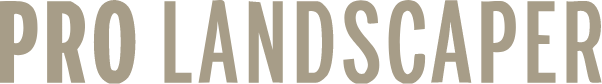 Text that reads 'PRO LANDSCAPER' in uppercase letters