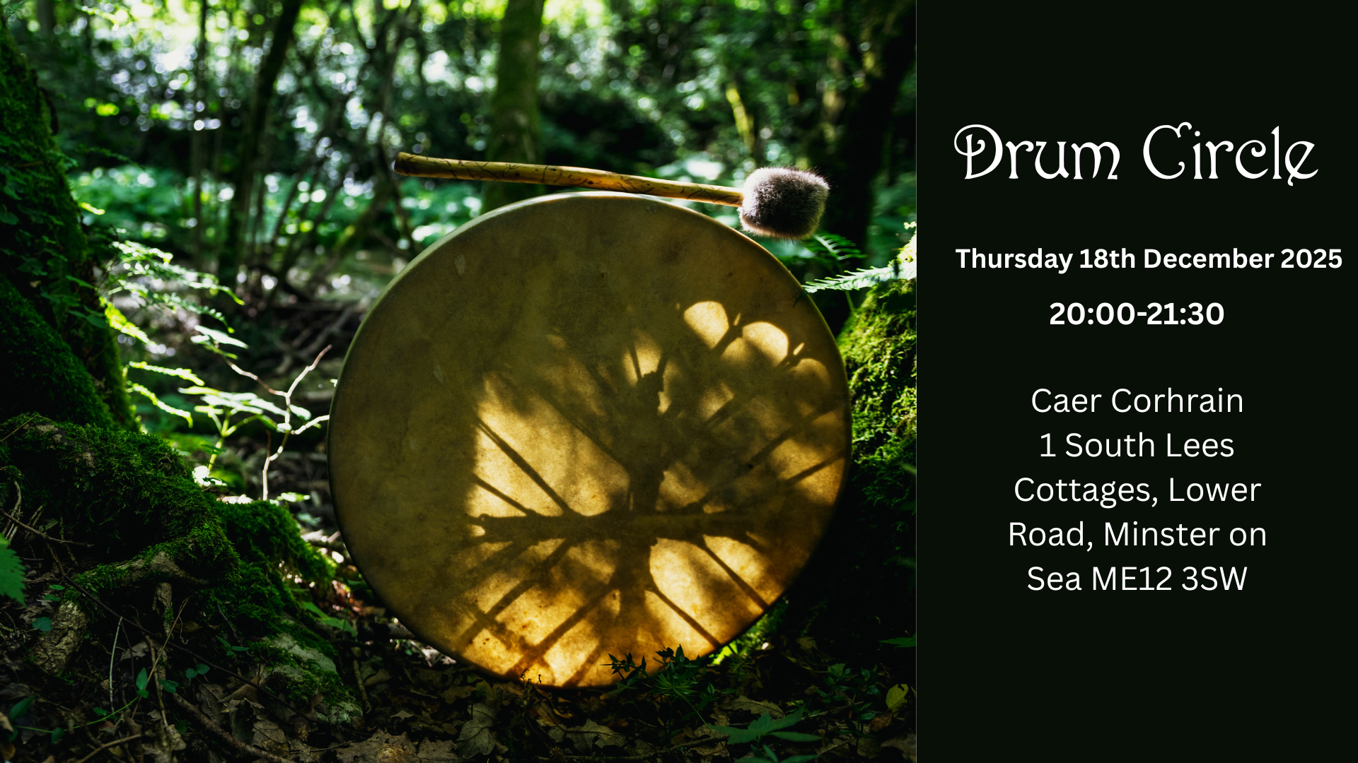 Winter Solstice Drum Circle (17th December 2025)