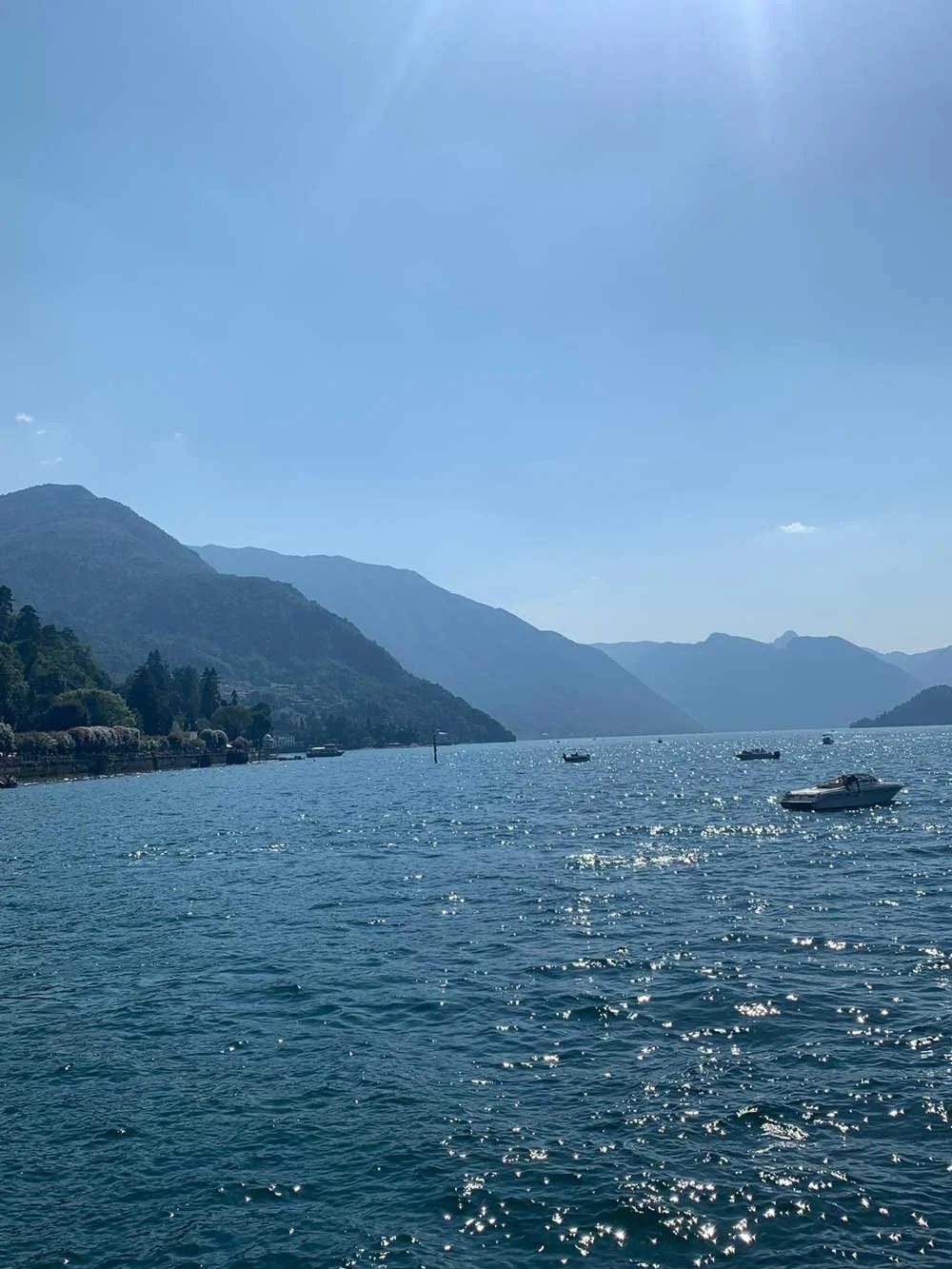 serene view of a lake