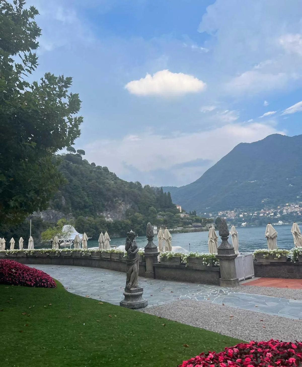 View of a lake in Italy