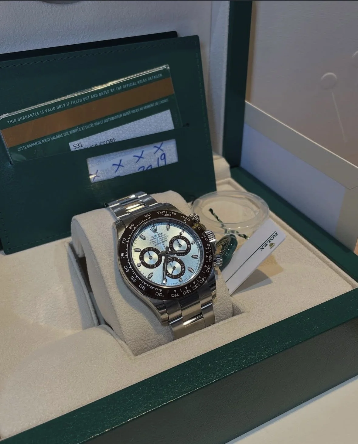 Rolex Daytona Platine 116506