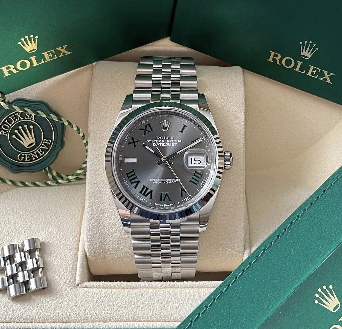 Rolex Datejust 36 « Wimbledon » – Réf. 126234