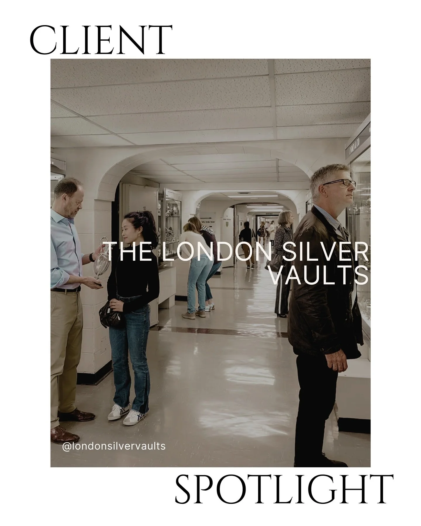 We&rsquo;re excited to announce that we will be partnering with the iconic London Silver Vaults - home to 30 specialist silver dealers and a true London landmark, on a new digital strategy. 

Make sure to give them a follow @londonsilvervaults and pa