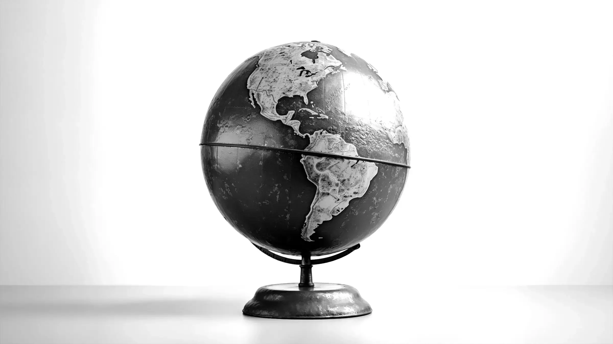 Globe terrestre stylisé, symbolisant la crédibilité internationale, la cohérence et l’impact global des projets et engagements du Groupe – Fulgurance.