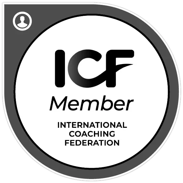 Badge ICF Member – membre de la Fédération Internationale de Coaching