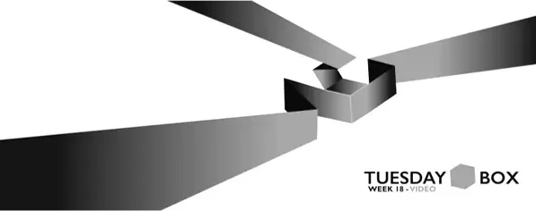 Illustration graphique minimaliste représentant un format vidéo interne dédié au partage d’informations et de projets au sein du Groupe