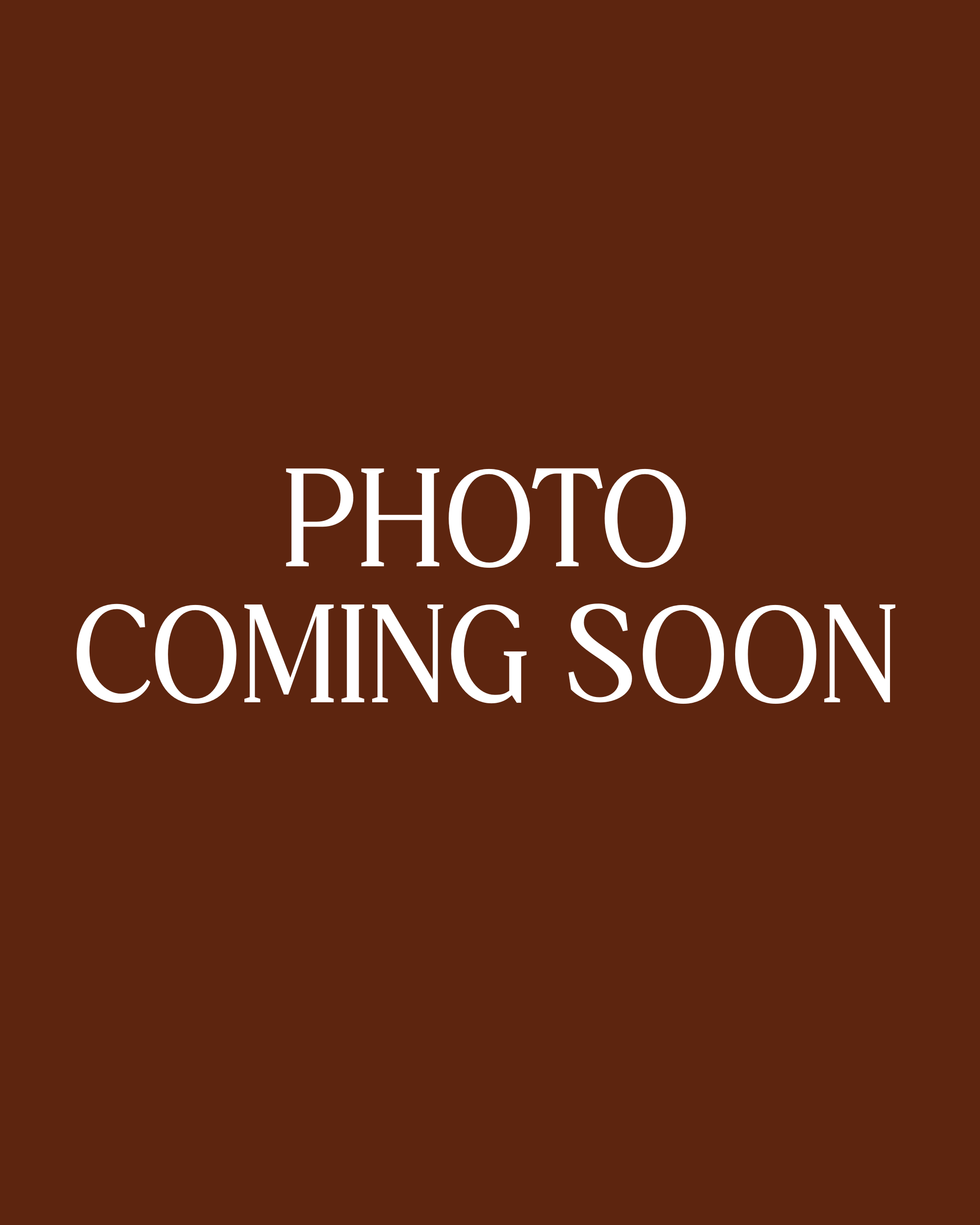 Placeholder image with brown background and white text that reads 'Photo Coming Soon'.