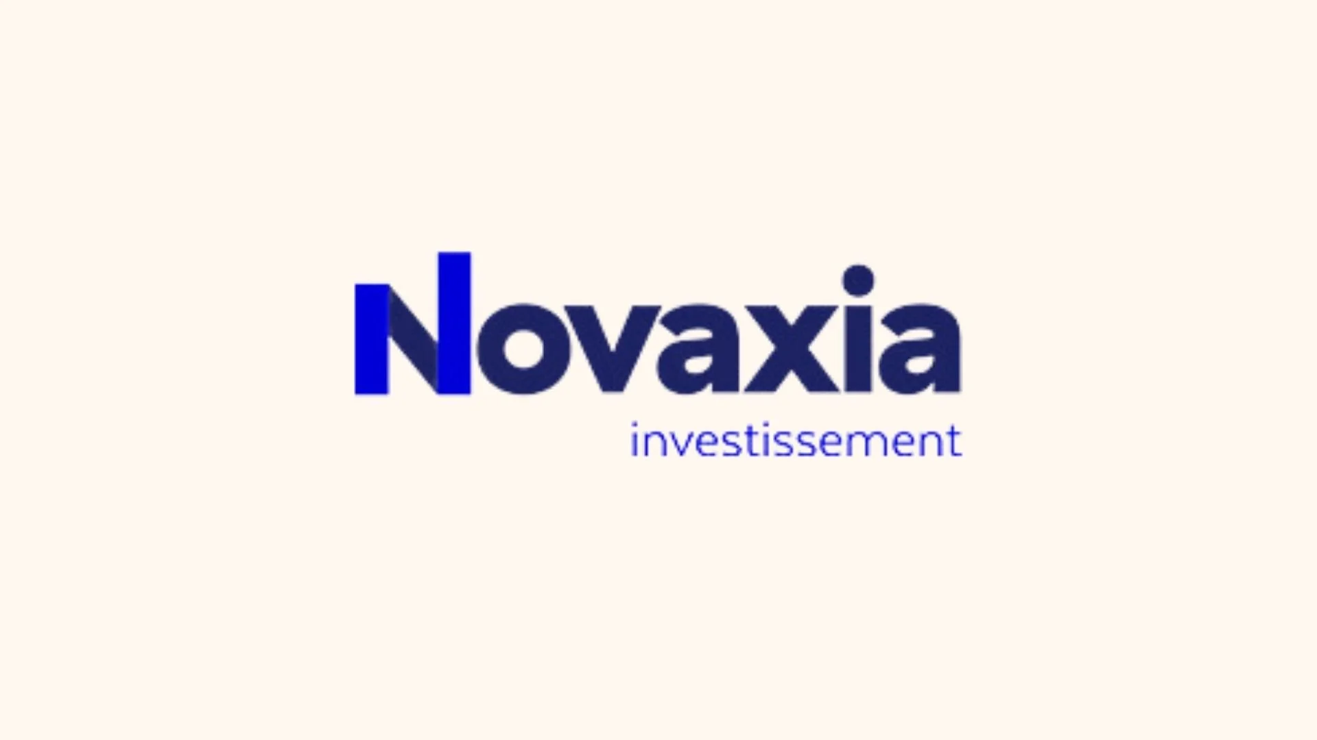 Logo de Novaxia avec le mot 'investissement' en dessous