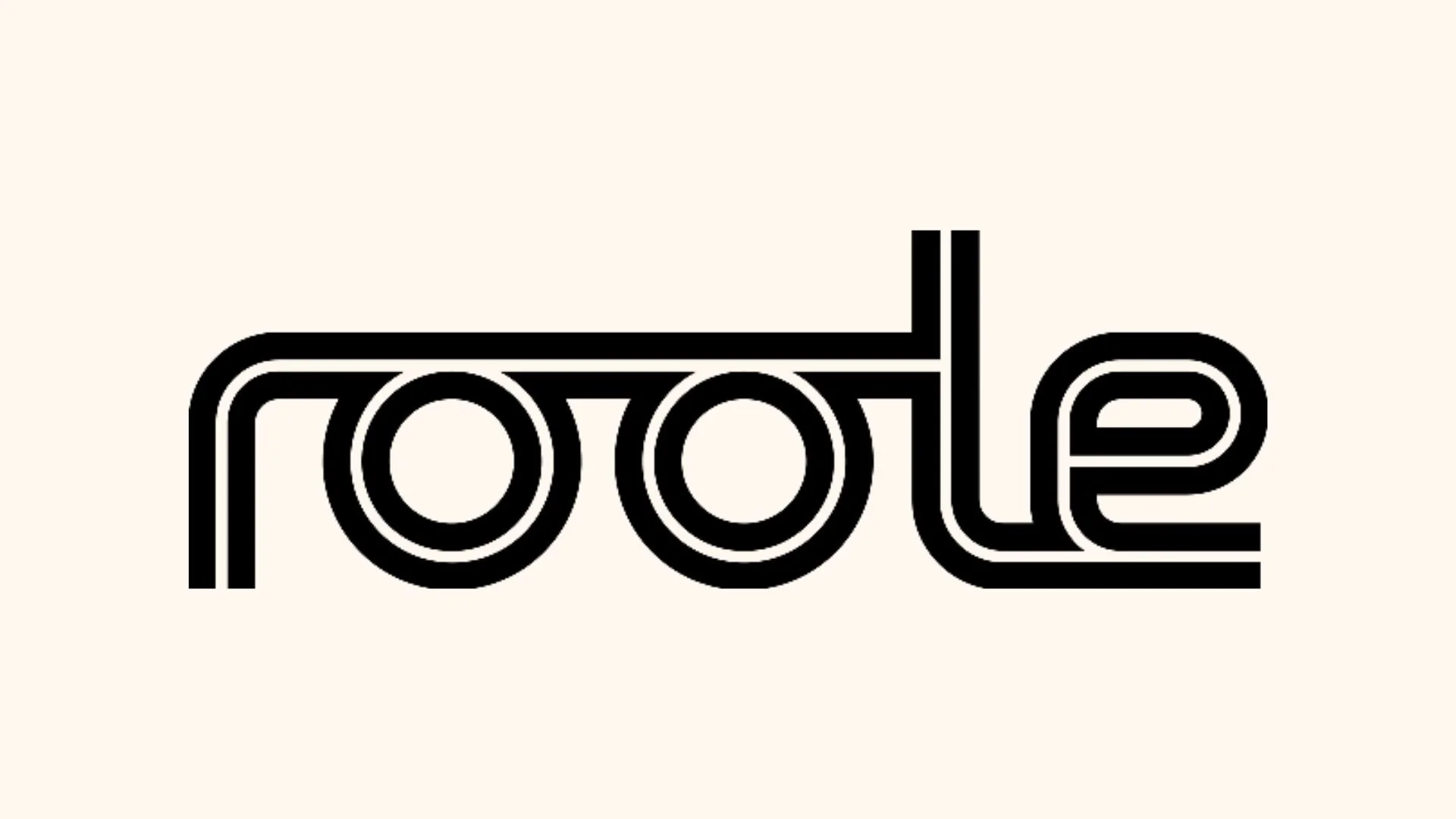 Dessins stylisés en noir du mot 'root' sur fond clair.