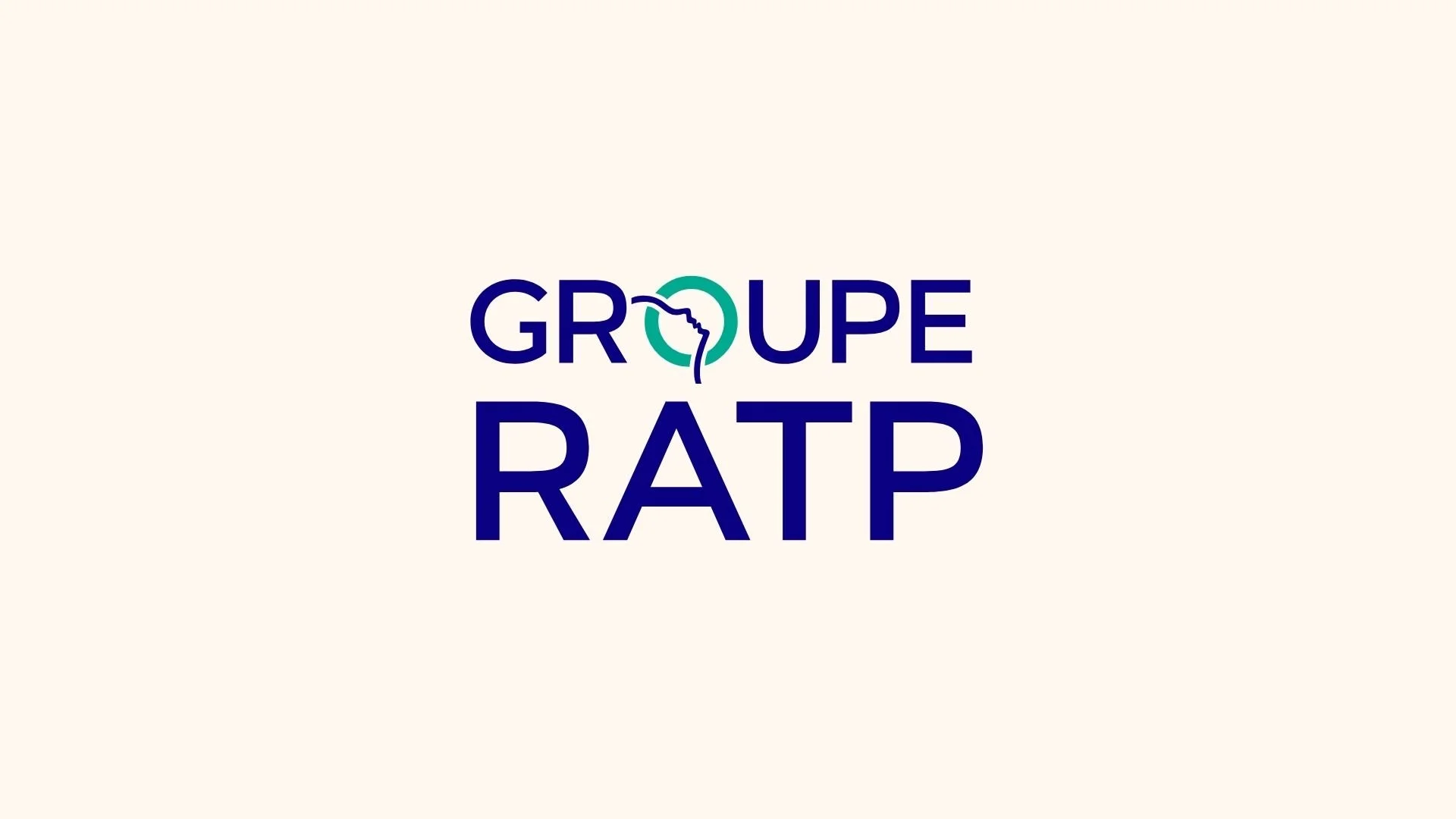 Logo de Groupe RATP avec un symbole de cercle et une ligne cursor