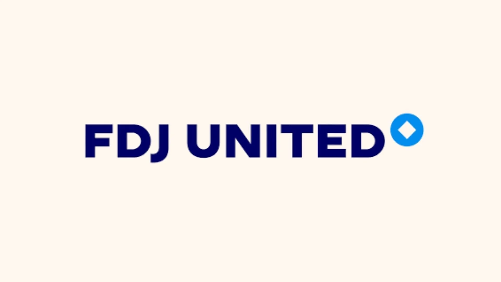 Logo de la Fédération Démocratique des Jeunes United, avec un fond clair et un symbole bleu à droite du texte.