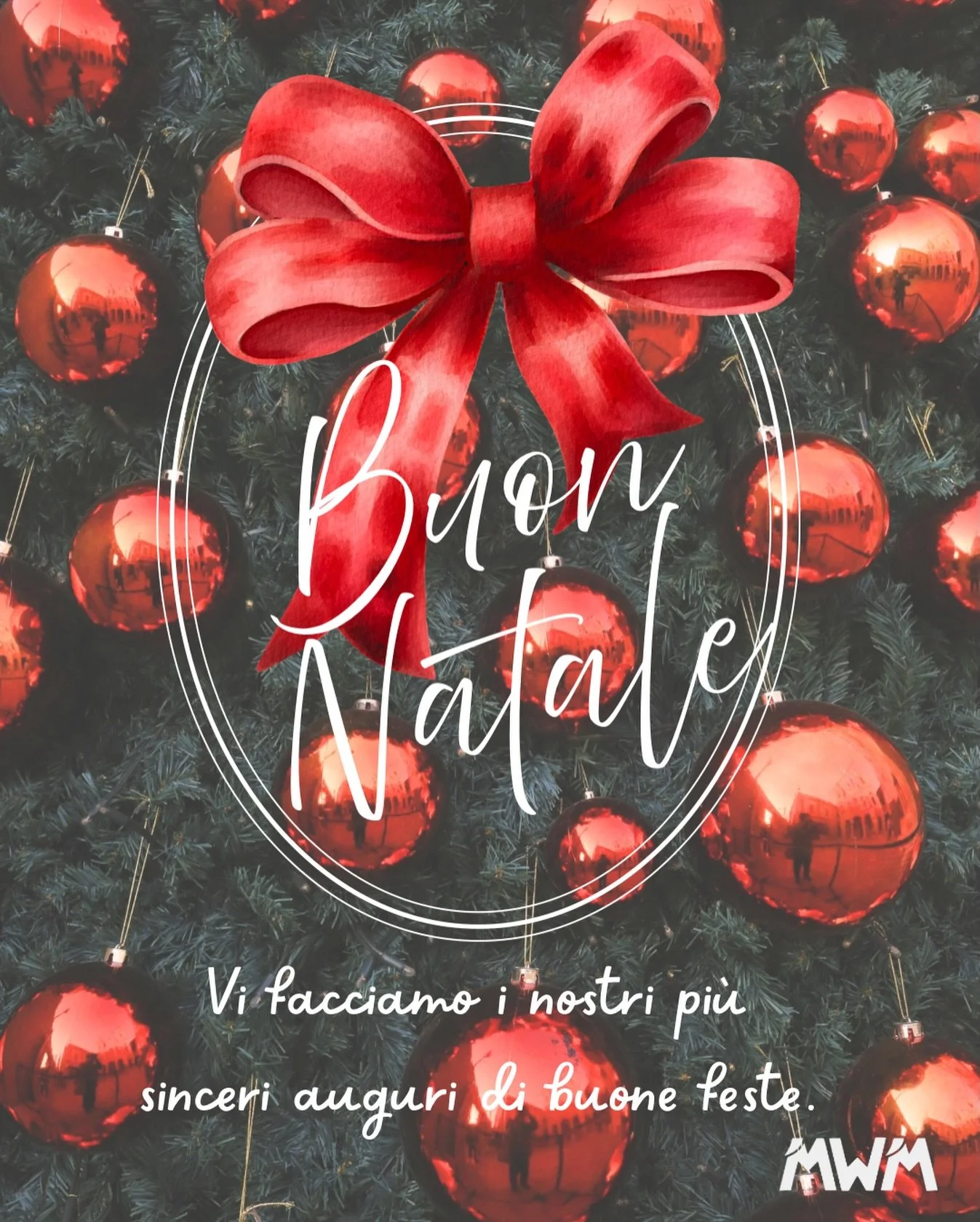 BUON NATALE! 🎄🎁 
Vi facciamo i nostri pi&ugrave; sinceri auguri di buone feste!🎉