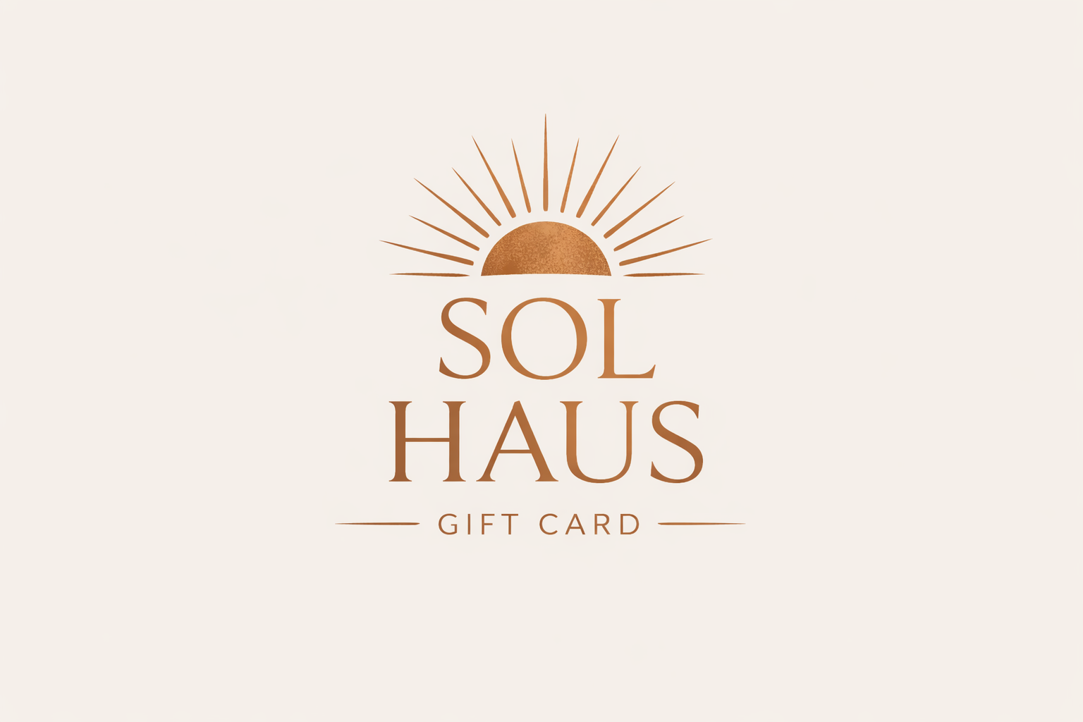 SOL Haus Gift Card