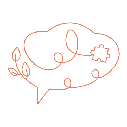 orange submark logo for child therapist psychologist montclair nj