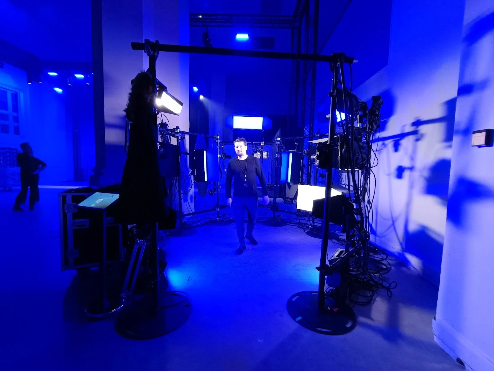 Studio évènementiel avec 16 caméra pour sortie mosaïque de vidéos