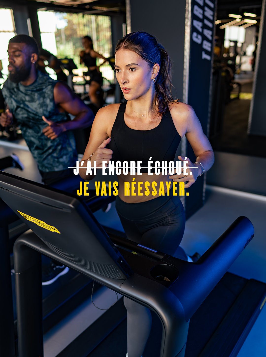 fitness park exercice femme publicité