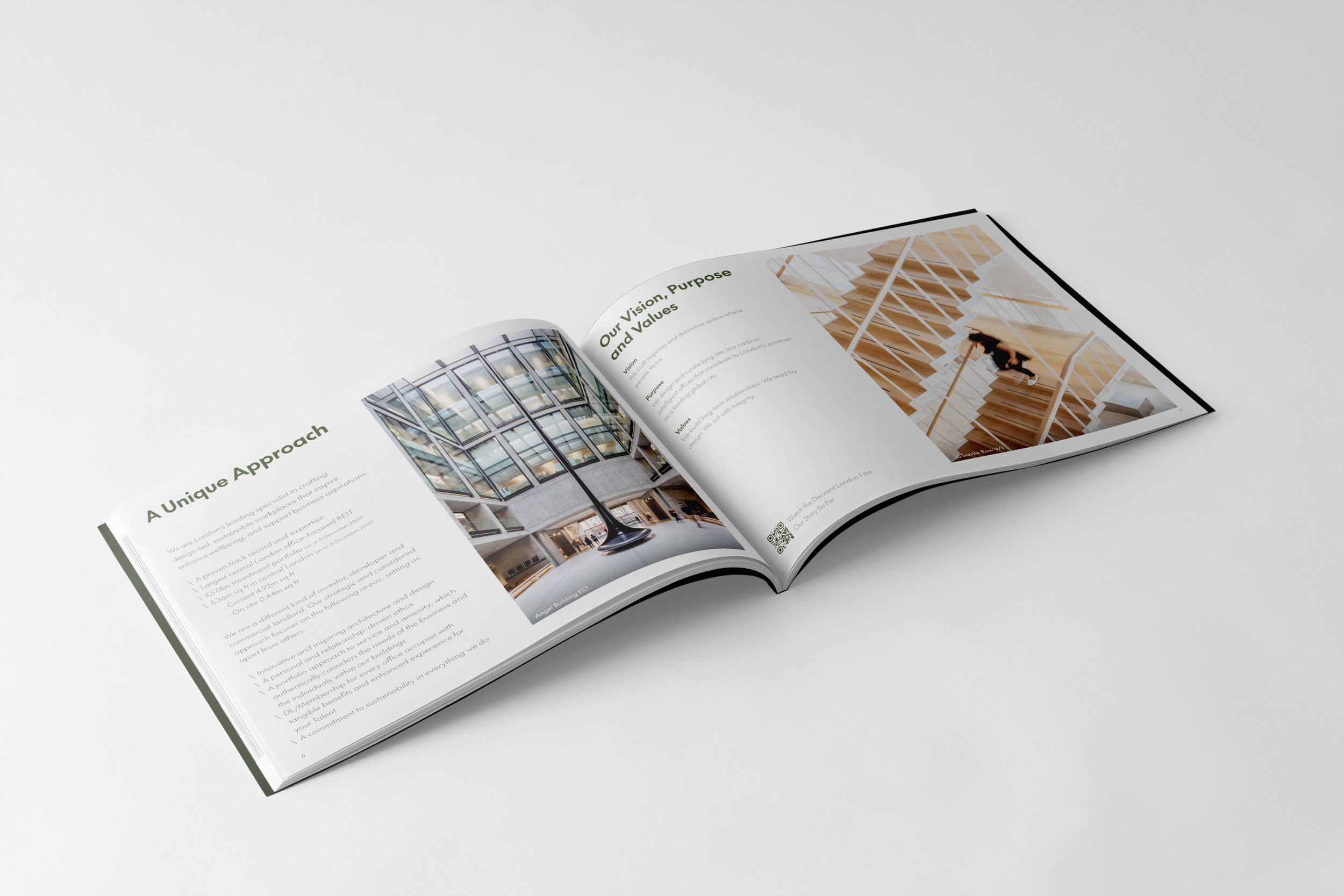 Introducing Derwent London • Premium Printed Brochure