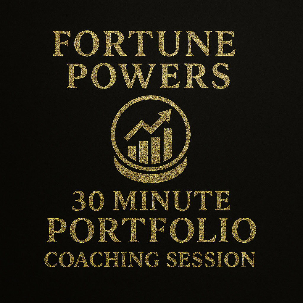 30 Minute - Portfolio Set Up Coaching