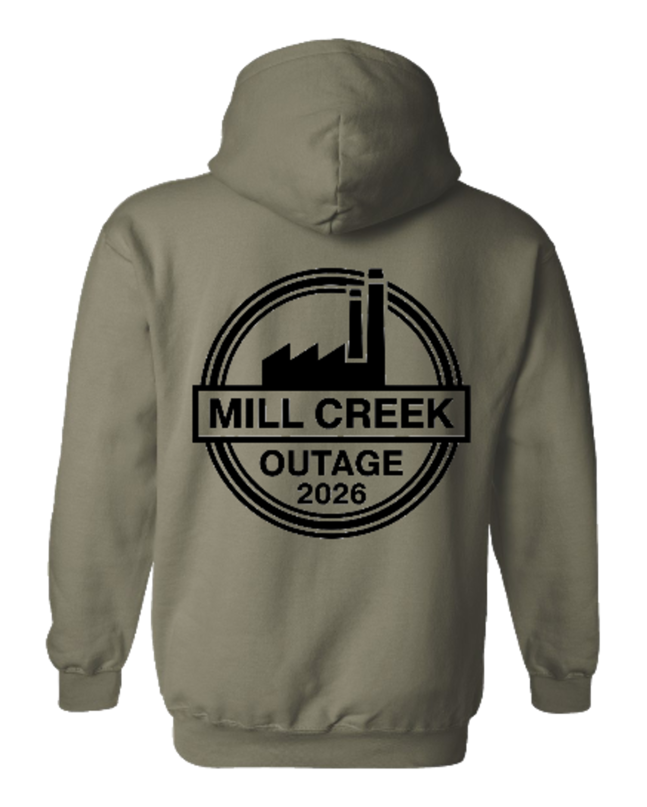 Hoodie w/Company Logo and New Mill Creek Logo