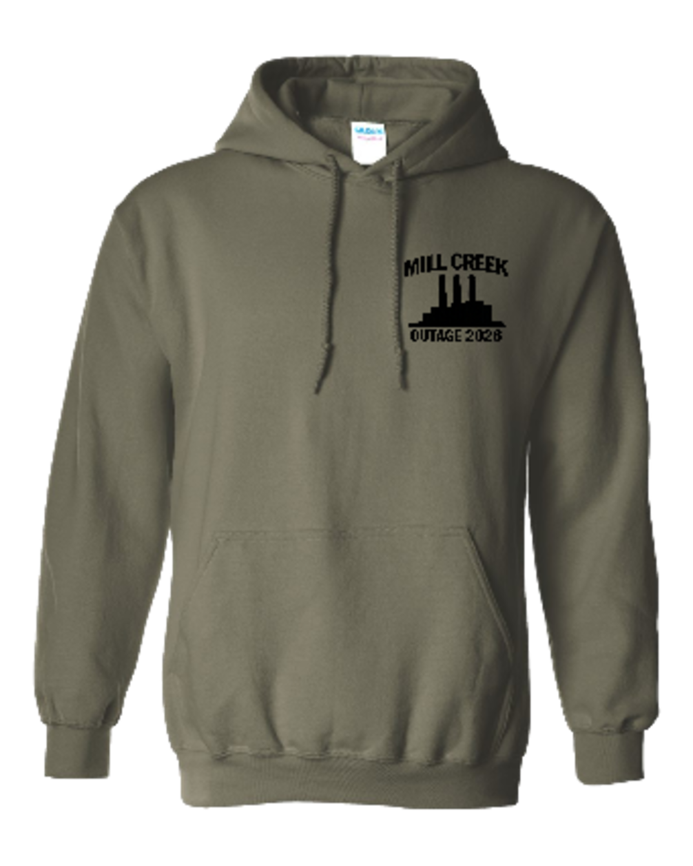 Military Green Front Hoodie.png