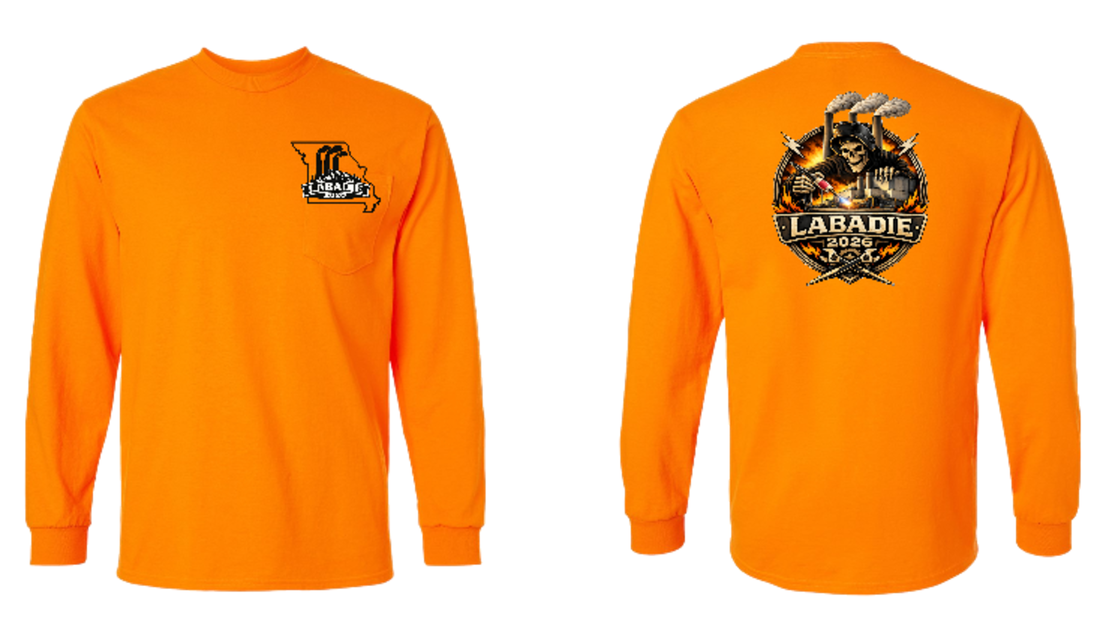 Long Sleeve - Safety Orange