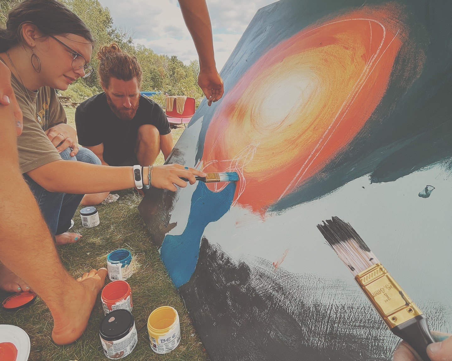 collaborative session // PAINTING