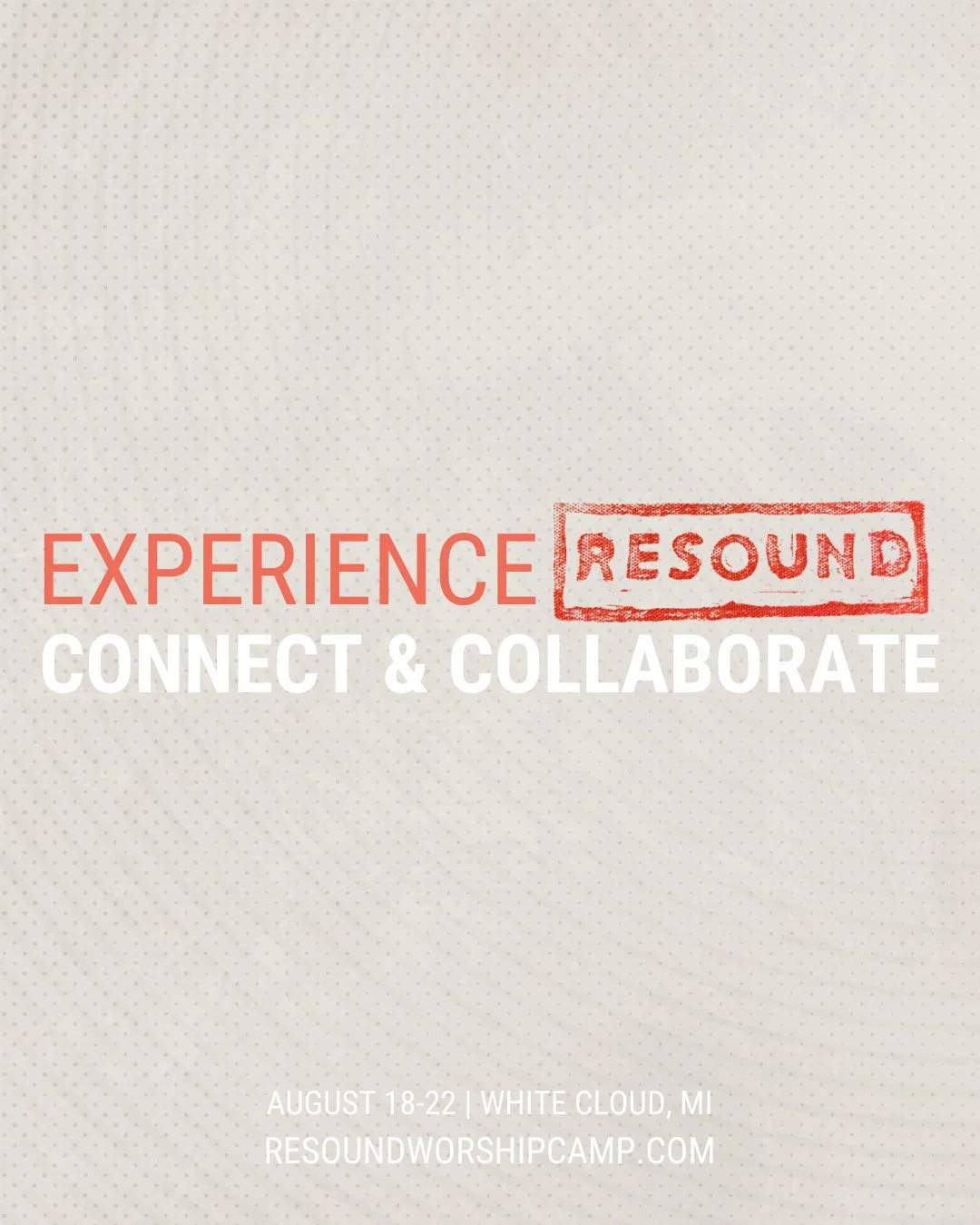 EXPERIENCE RESOUND | Connect &amp; Collaborate⁠
.⁠
Forge friendships and camaraderie with Kingdom Family through collaborative sessions and lake activities and garner support that can only be cultivated in connected community.  Applications for Resou