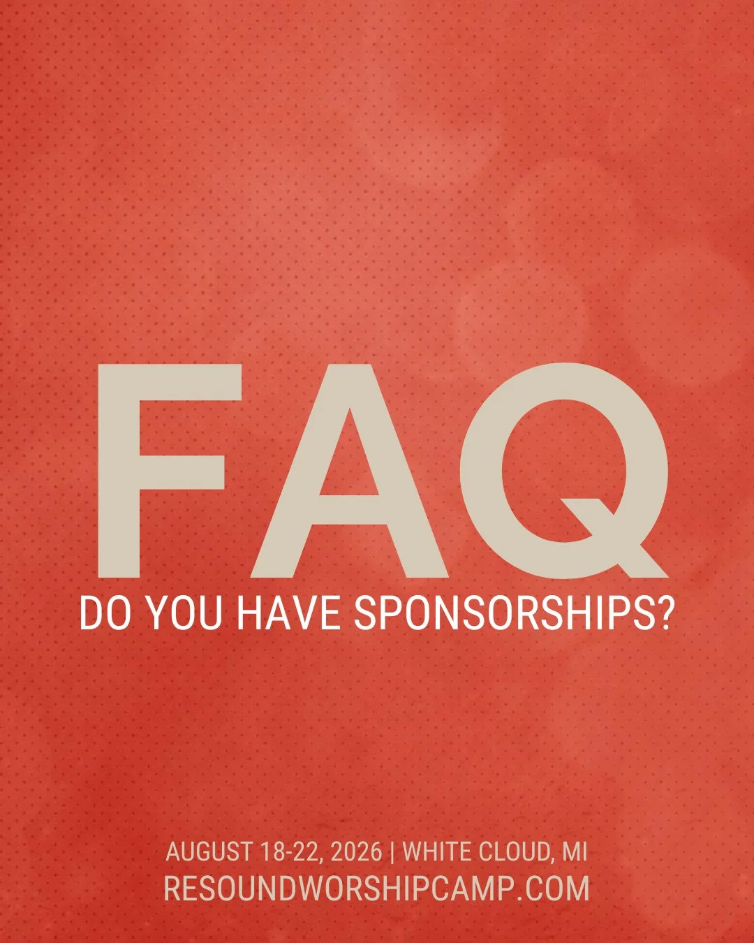 We believe in the impact and potential of His people running in their purpose and we are excited to invest in that! Thanks to generous donors, we offer a limited number of full and partial sponsorships for approved applicants who desire to participat